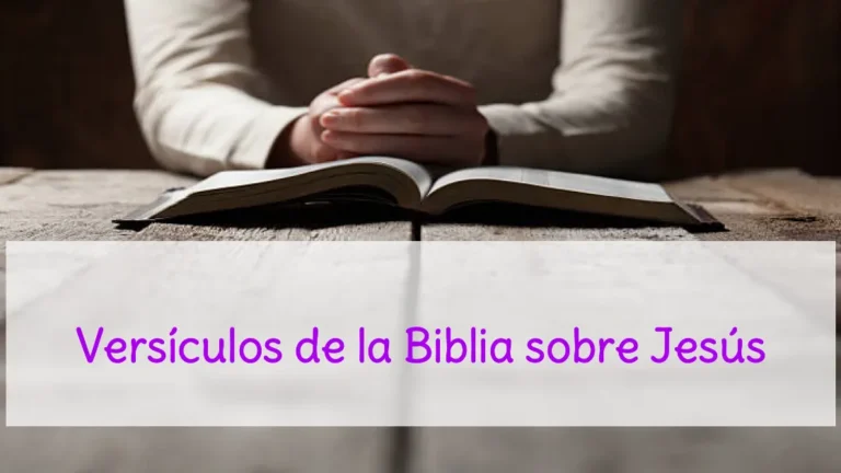 Versículos de la Biblia sobre Jesús
