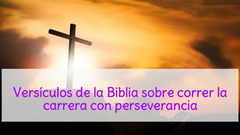 Versículos de la Biblia sobre correr la carrera con perseverancia