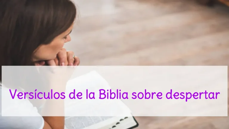 Versículos de la Biblia sobre despertar