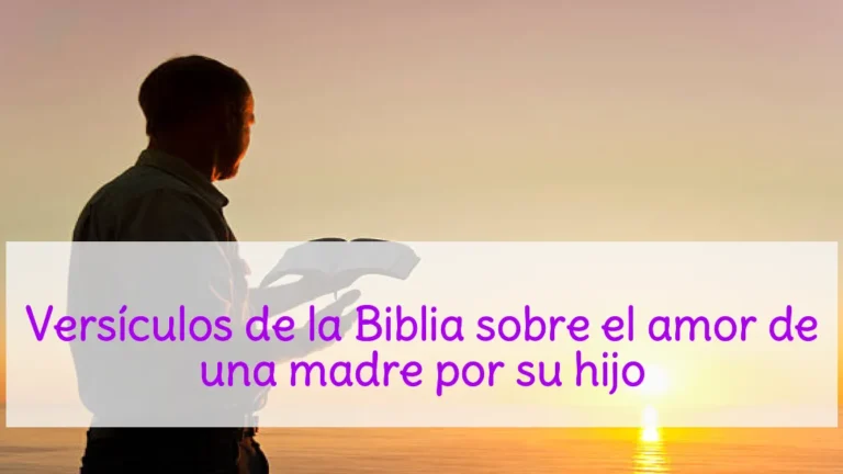 Versículos de la Biblia sobre el amor de una madre por su hijo