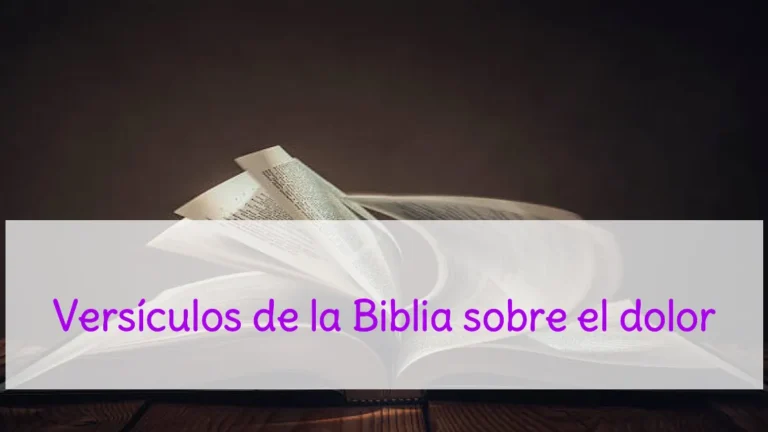 Versículos de la Biblia sobre el dolor