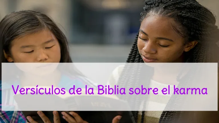 Versículos de la Biblia sobre el karma