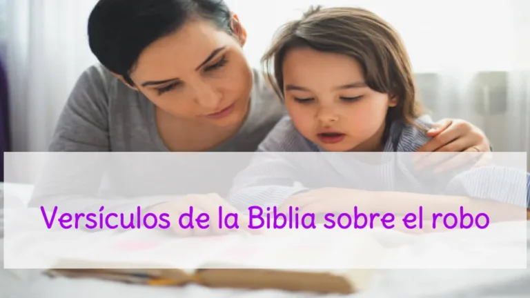 Versículos de la Biblia sobre el robo