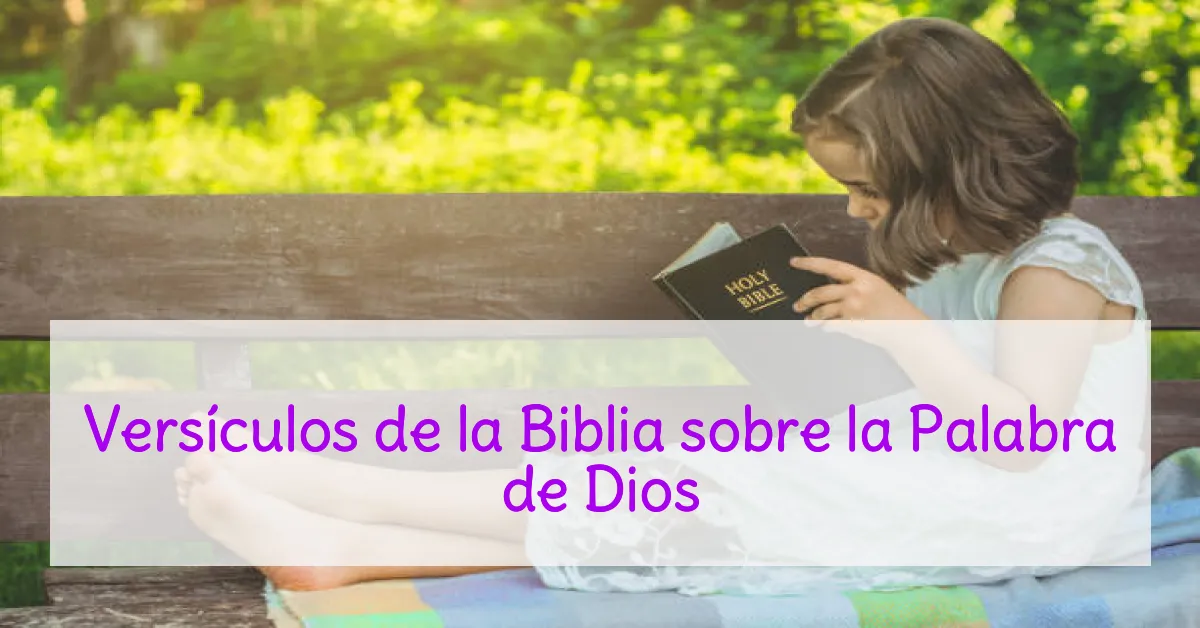 Versículos de la Biblia sobre la Palabra de Dios