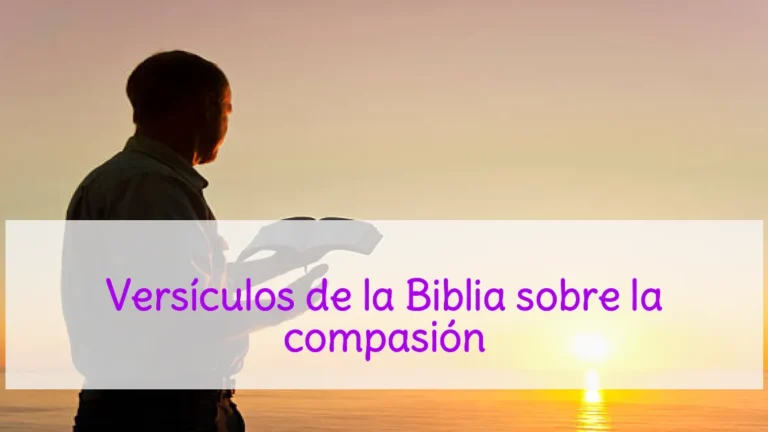 Versículos de la Biblia sobre la compasión