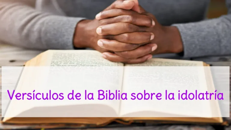 Versículos de la Biblia sobre la idolatría