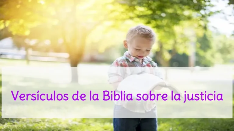 Versículos de la Biblia sobre la justicia