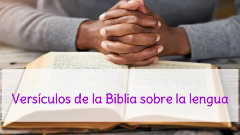 Versículos de la Biblia sobre la lengua
