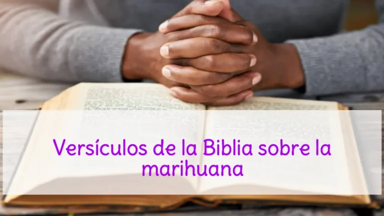 Versículos de la Biblia sobre la marihuana