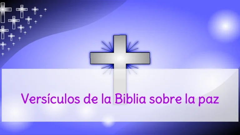 Versículos de la Biblia sobre la paz