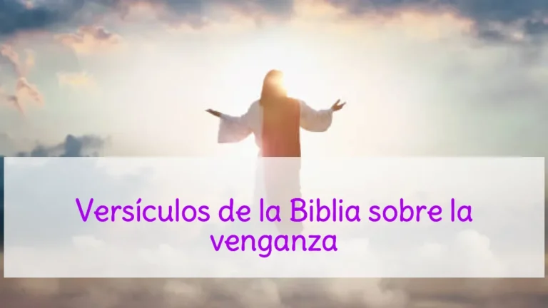 Versículos de la Biblia sobre la venganza