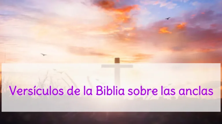 Versículos de la Biblia sobre las anclas