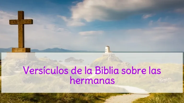 Versículos de la Biblia sobre las hermanas