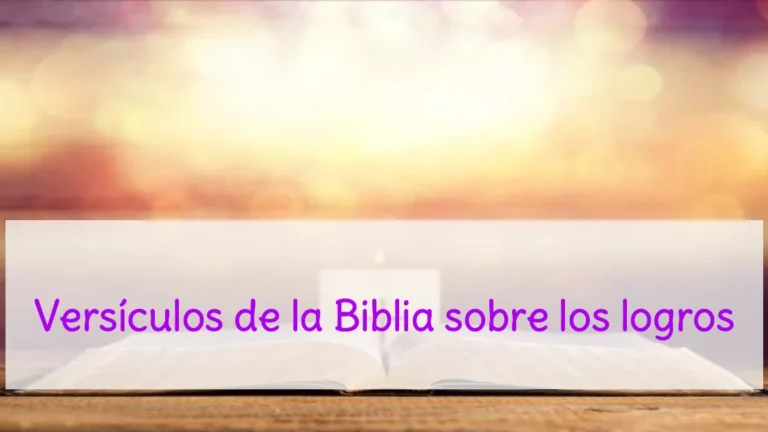 Versículos de la Biblia sobre los logros