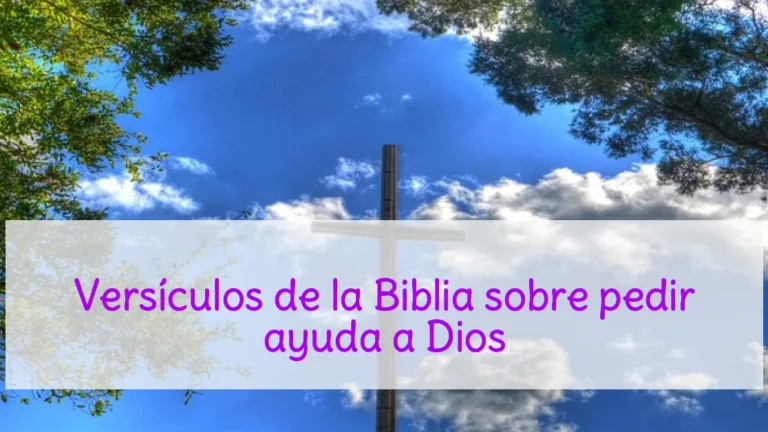 Versículos de la Biblia sobre pedir ayuda a Dios