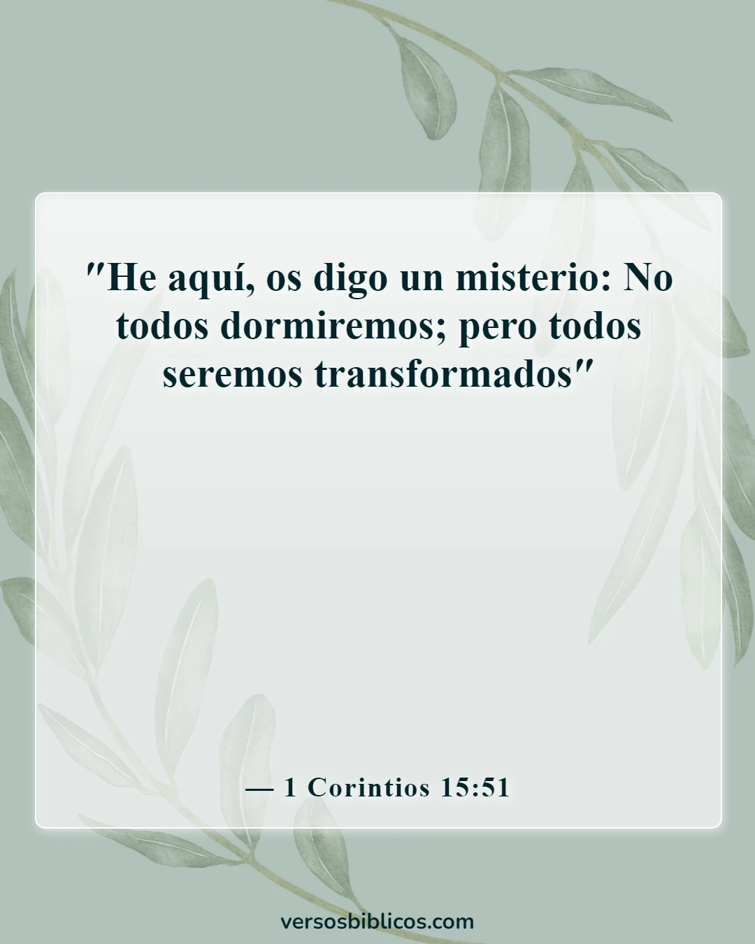 Versículos de la Biblia sobre el rapto (1 Corintios 15:51)