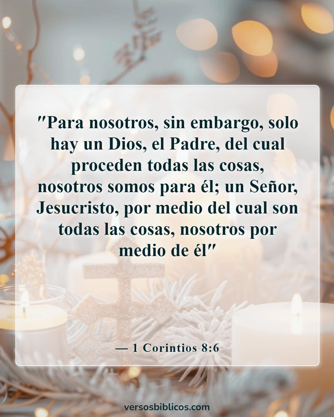 Versículos de la Biblia sobre Baal en el (1 Corintios 8:6)