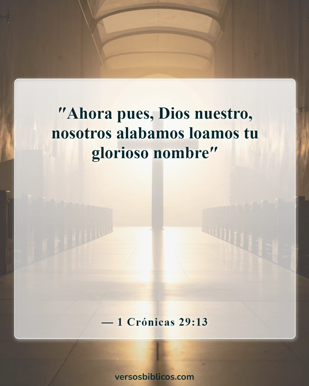 Versículos de la Biblia sobre las bendiciones alimentarias (1 Crónicas 29:13)