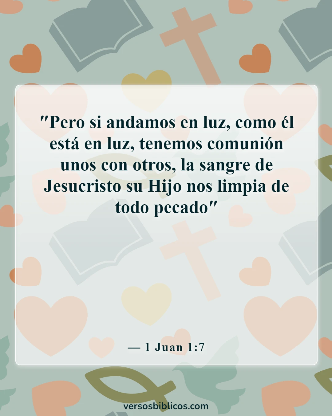 Versículos de la Biblia sobre la vulnerabilidad (1 Juan 1:7)