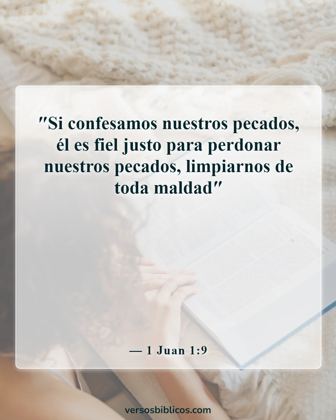 Versículos de la Biblia sobre los apartados del mundo (1 Juan 1:9)