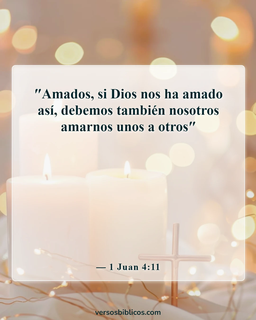Versículos de la Biblia sobre dar gracias a un amigo (1 Juan 4:11)
