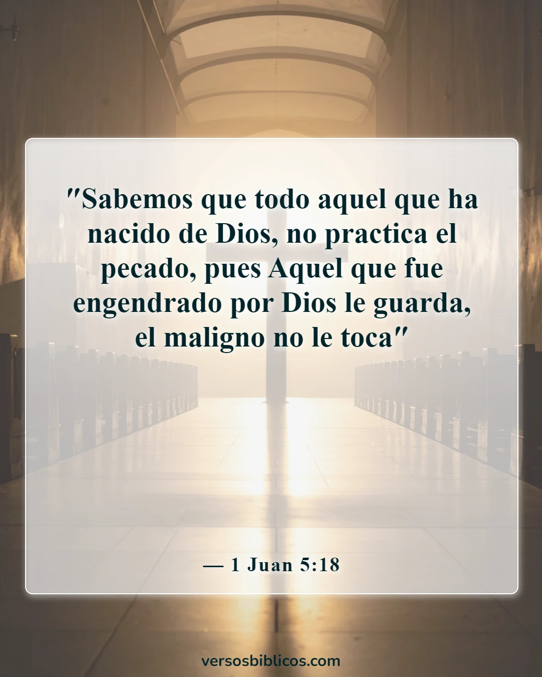 Versículos de la Biblia sobre protegerte del mal (1 Juan 5:18)