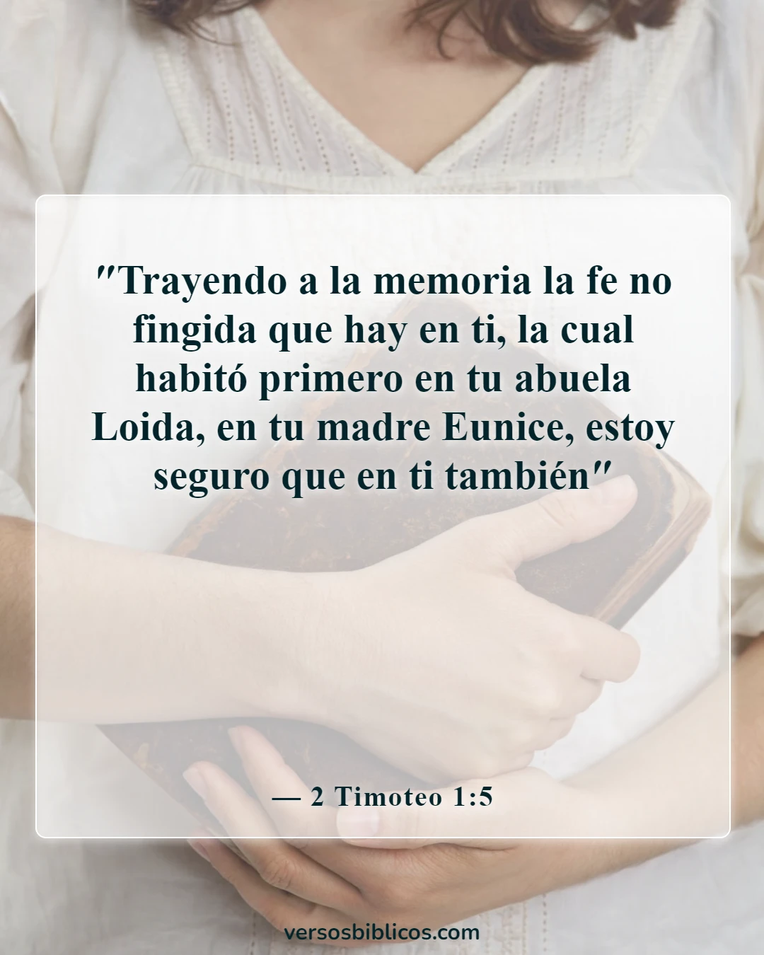 Versículos de la Biblia sobre la enseñanza a los niños (2 Timoteo 1:5)