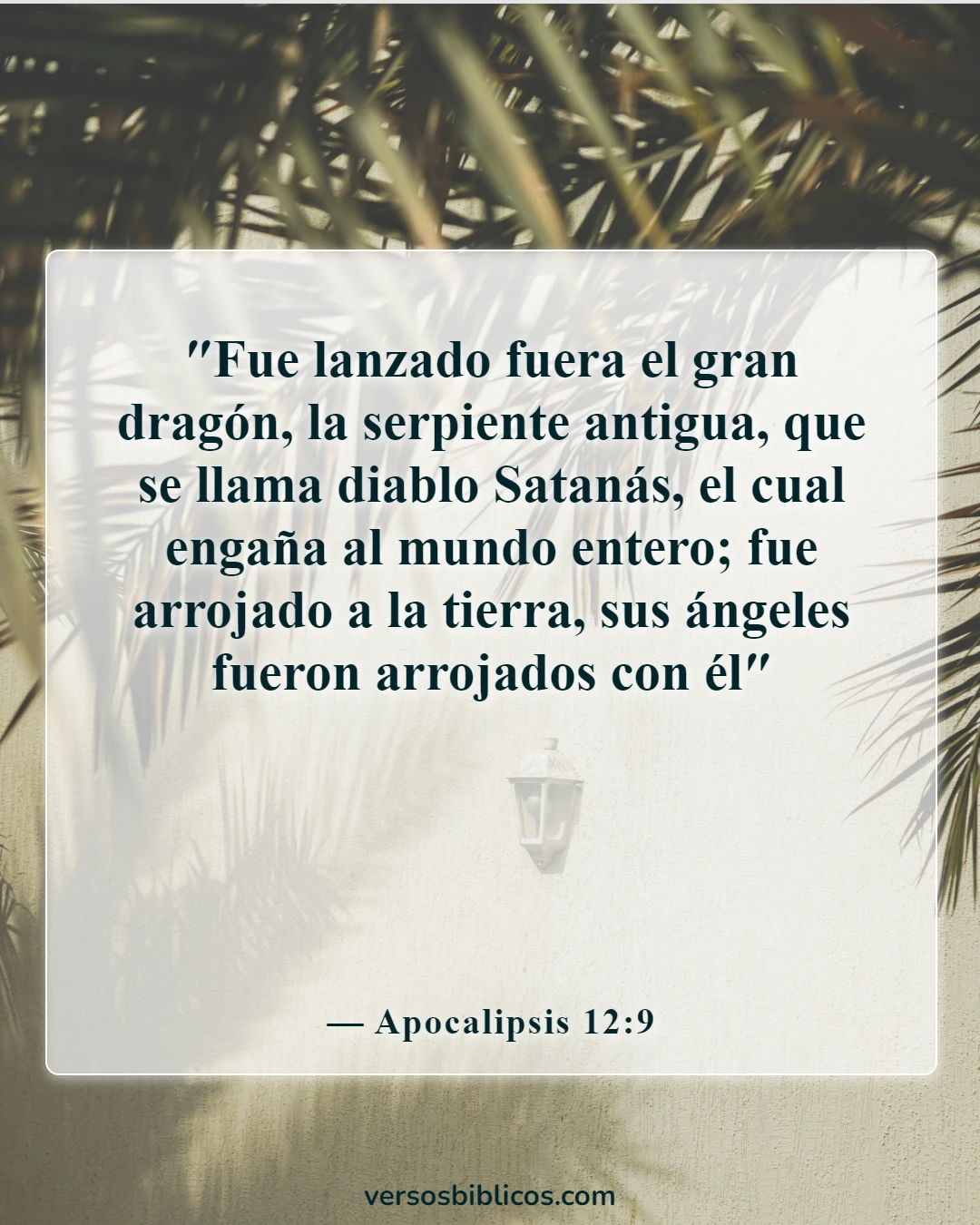 Versículos de la Biblia sobre el otoño (Apocalipsis 12:9)