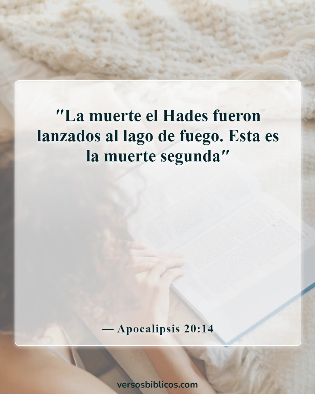 Versículos de la Biblia sobre el hecho de que el infierno es eterno (Apocalipsis 20:14)