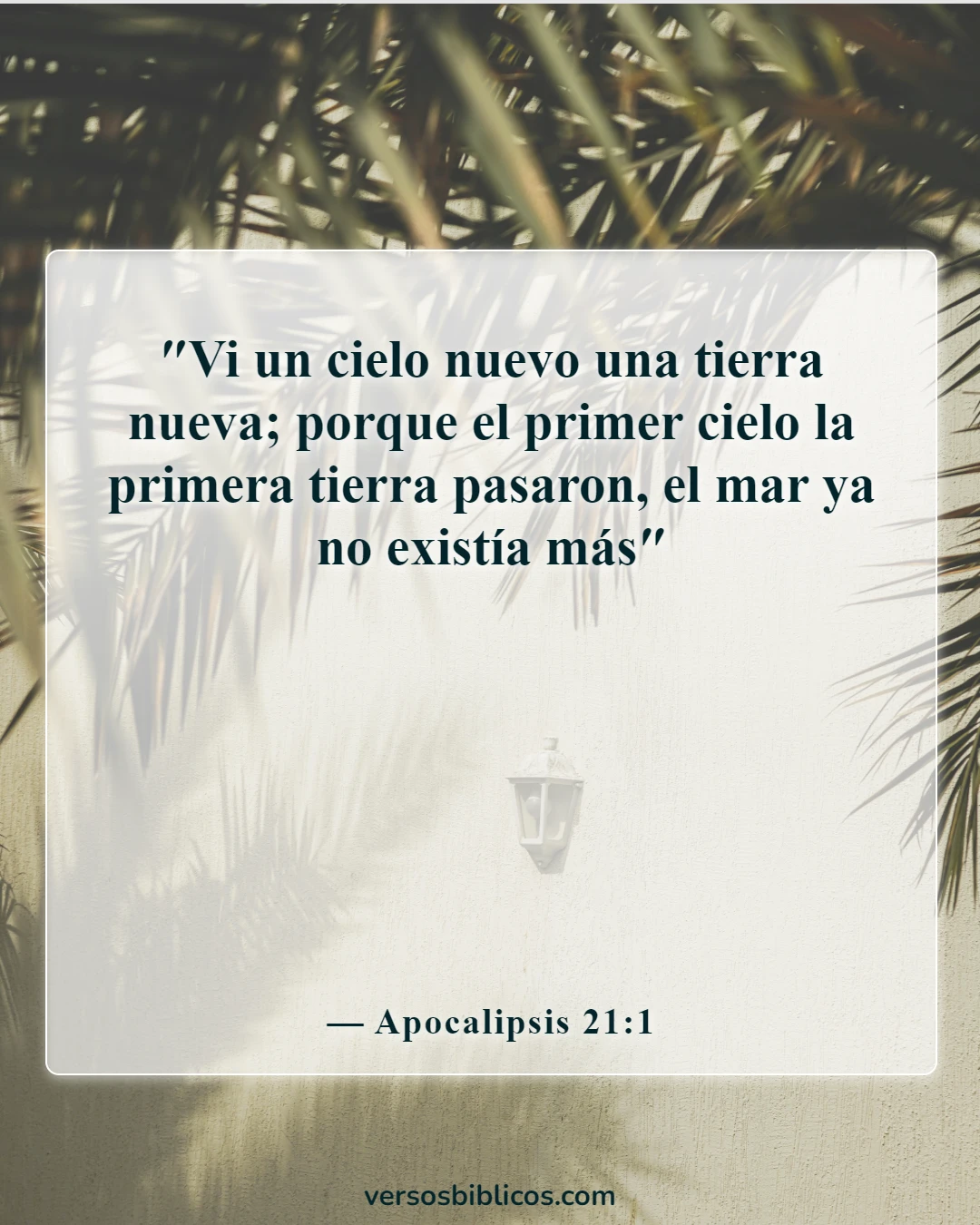 Versículos de la Biblia sobre la destrucción y el fin de los malvados (Apocalipsis 21:1)