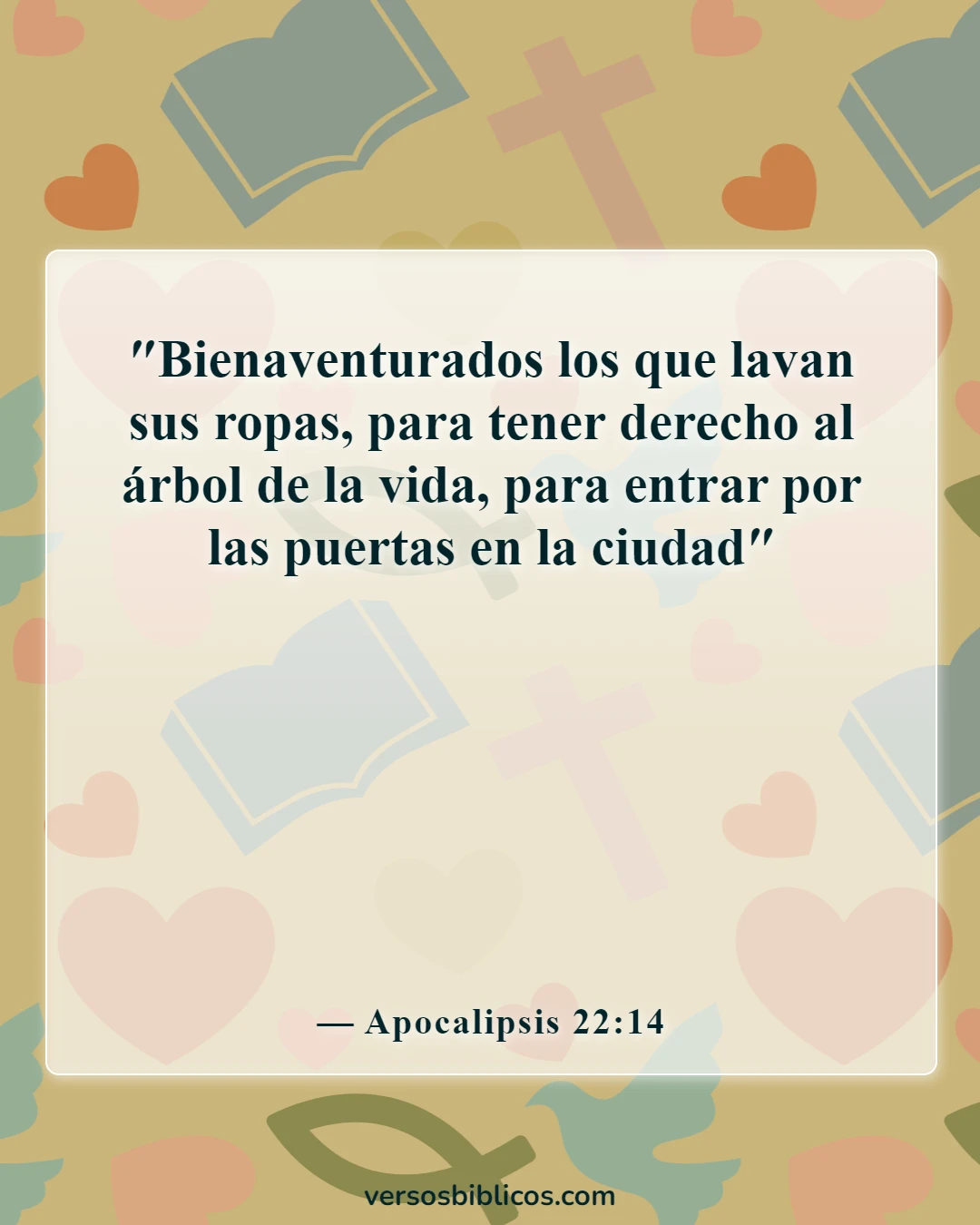 Versículos de la Biblia sobre los árboles (Apocalipsis 22:14)