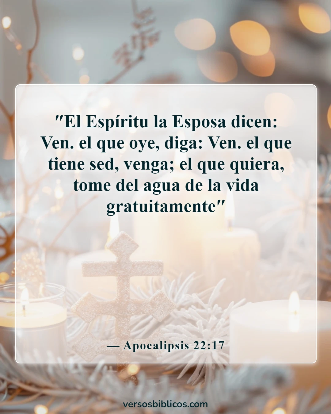 Versículos de la Biblia que prueban que la predestinación es incorrecta (Apocalipsis 22:17)