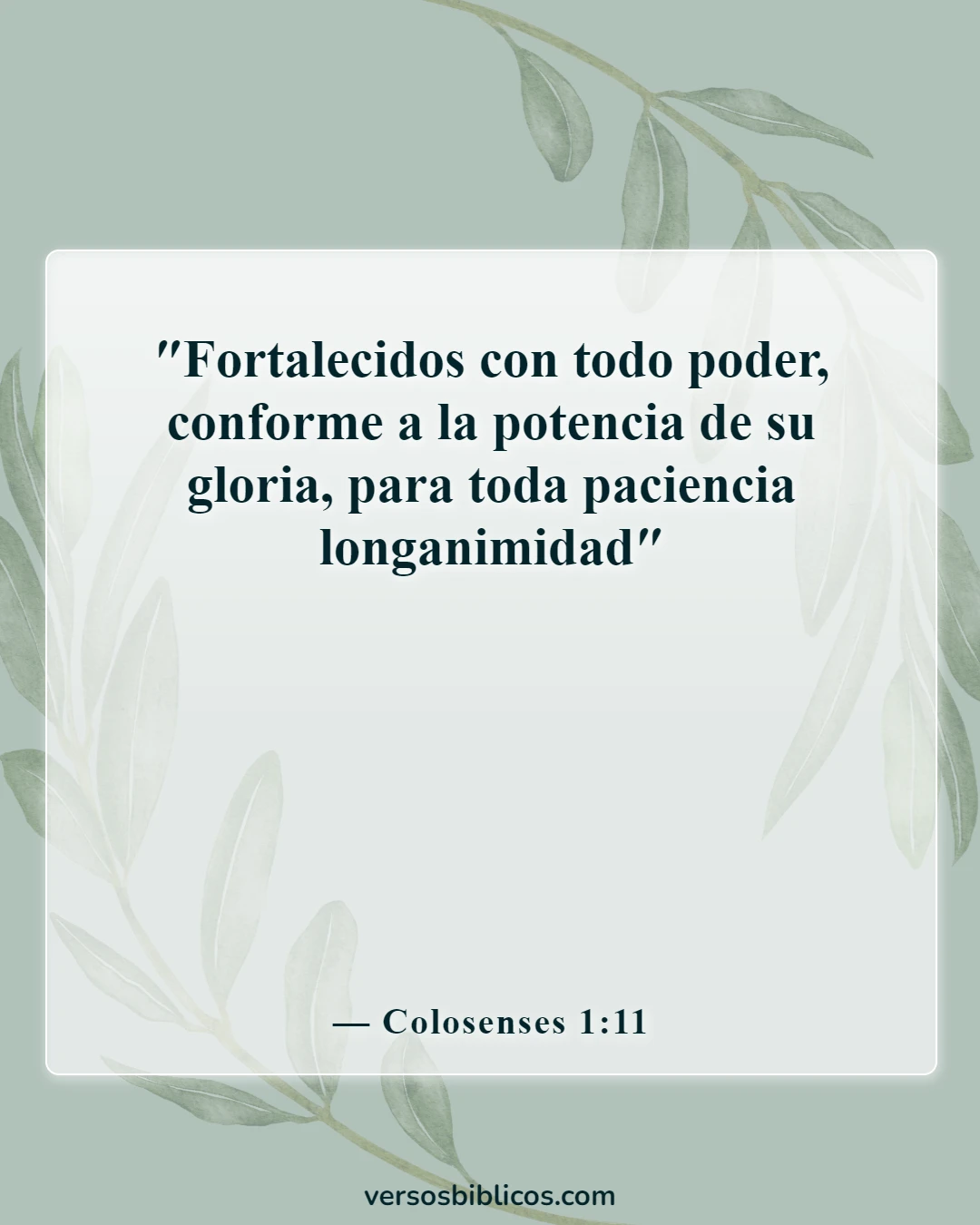 Versículos de la Biblia sobre la esperanza, la paciencia para el bien, bienaventurados (Colosenses 1:11)