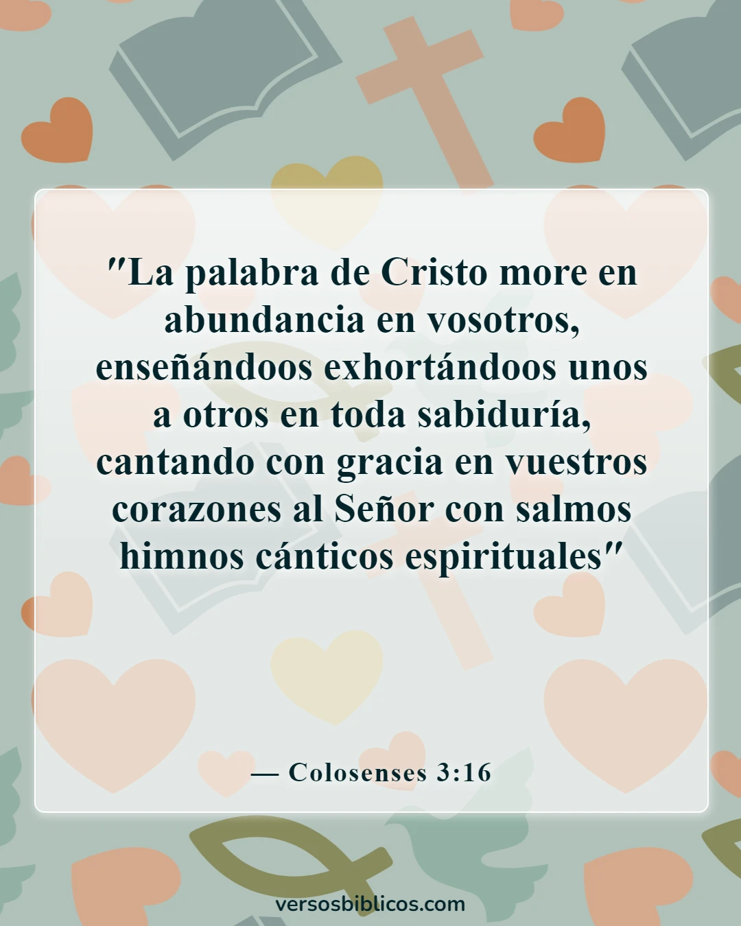 Versículos de la Biblia sobre la enseñanza a los niños (Colosenses 3:16)