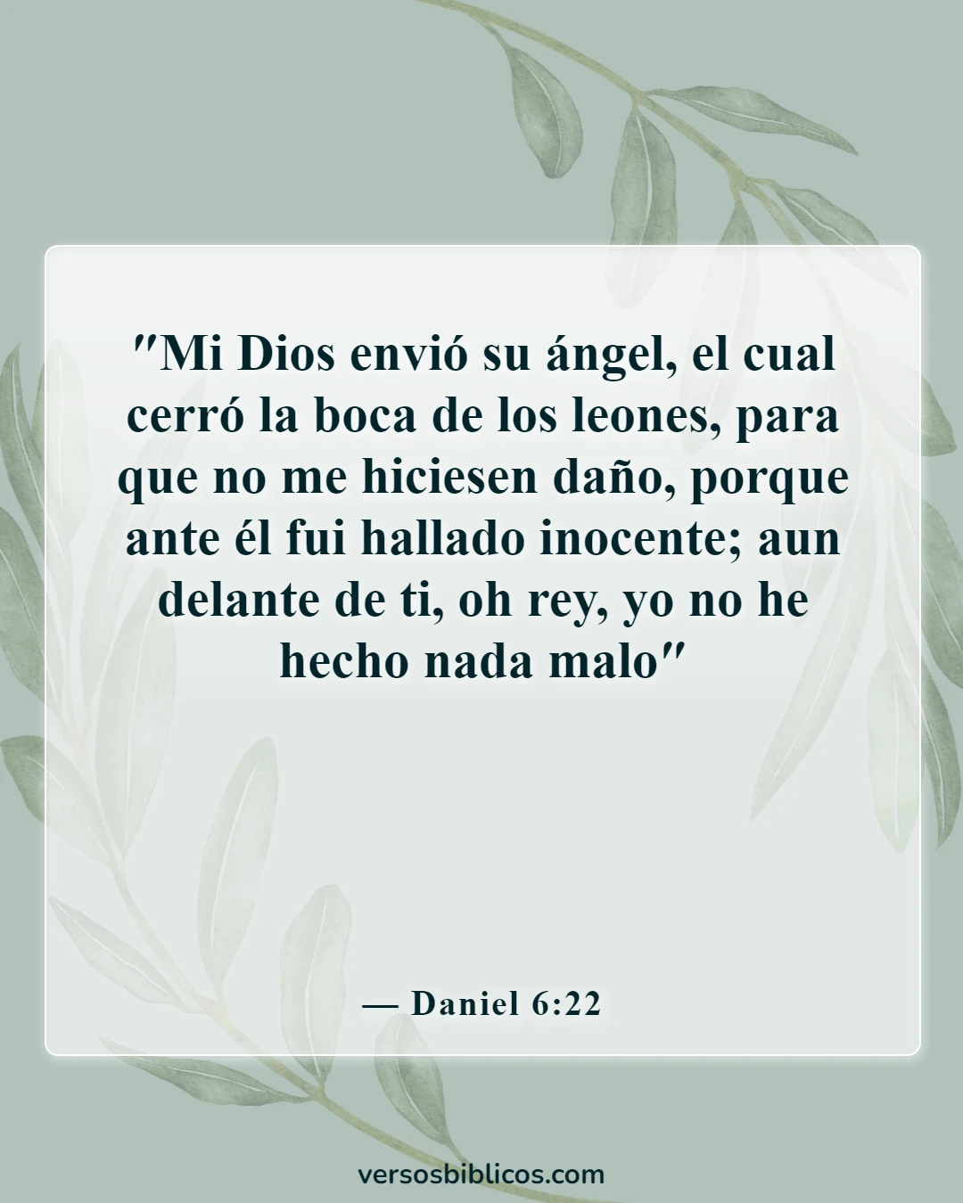 Versículos de la Biblia sobre las anclas (Daniel 6:22)