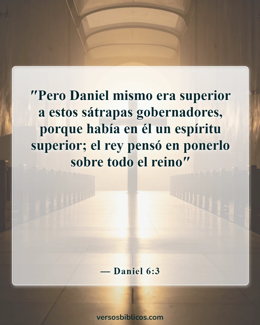 Versículos de la Biblia sobre dar fruto (Daniel 6:3)