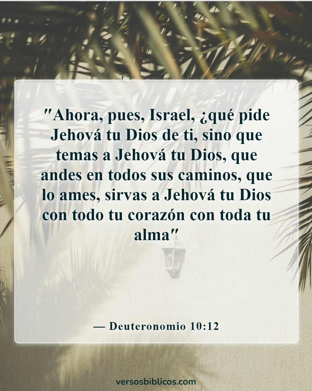 Versículos de la Biblia sobre las dedicatorias (Deuteronomio 10:12)