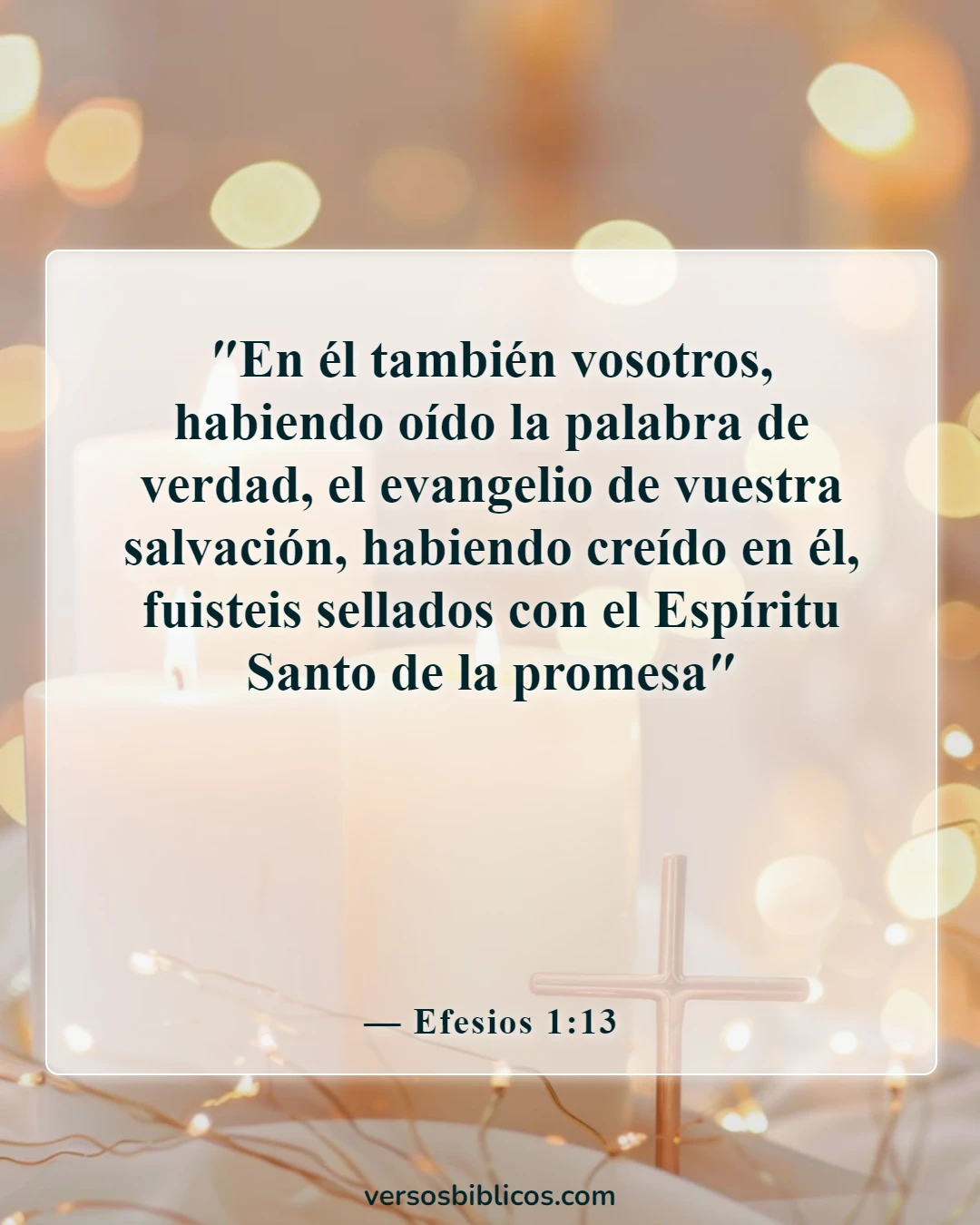 Versículos de la Biblia sobre el rapto (Efesios 1:13)