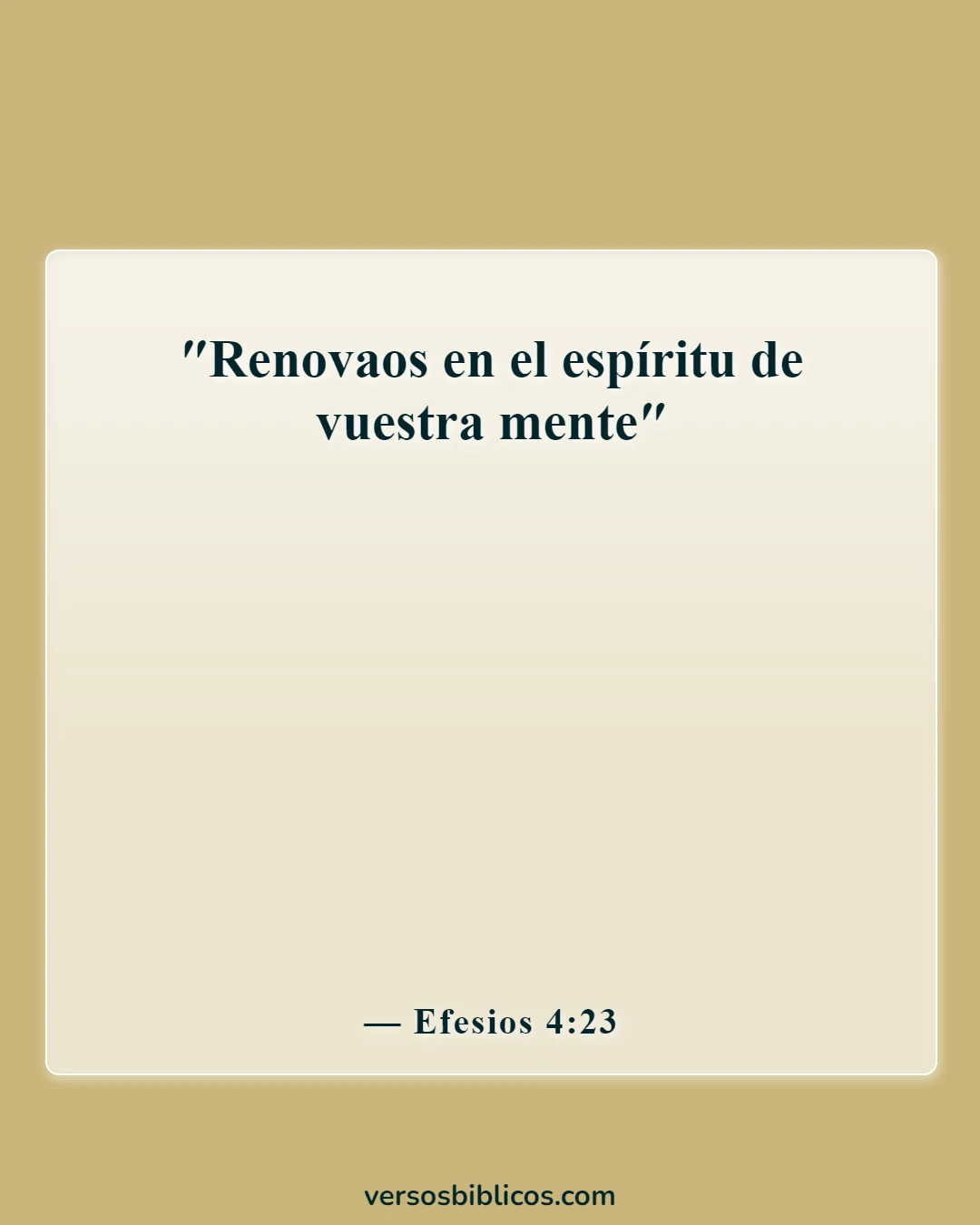 Versículos de la Biblia sobre el cínico (Efesios 4:23)