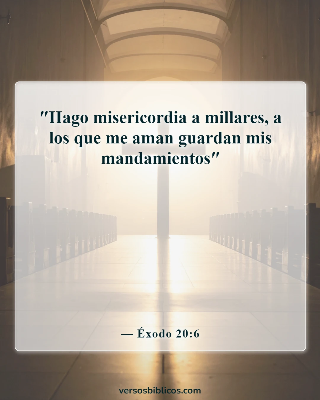 Versículos de la Biblia sobre la preocupación por la familia y las generaciones futuras (Éxodo 20:6)