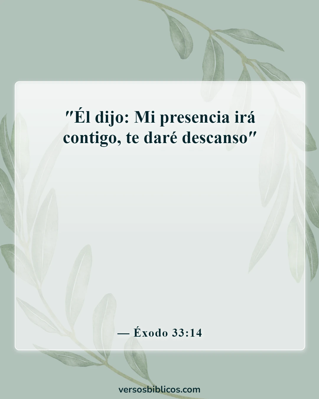 Versículos de la Biblia sobre la aventura (Éxodo 33:14)