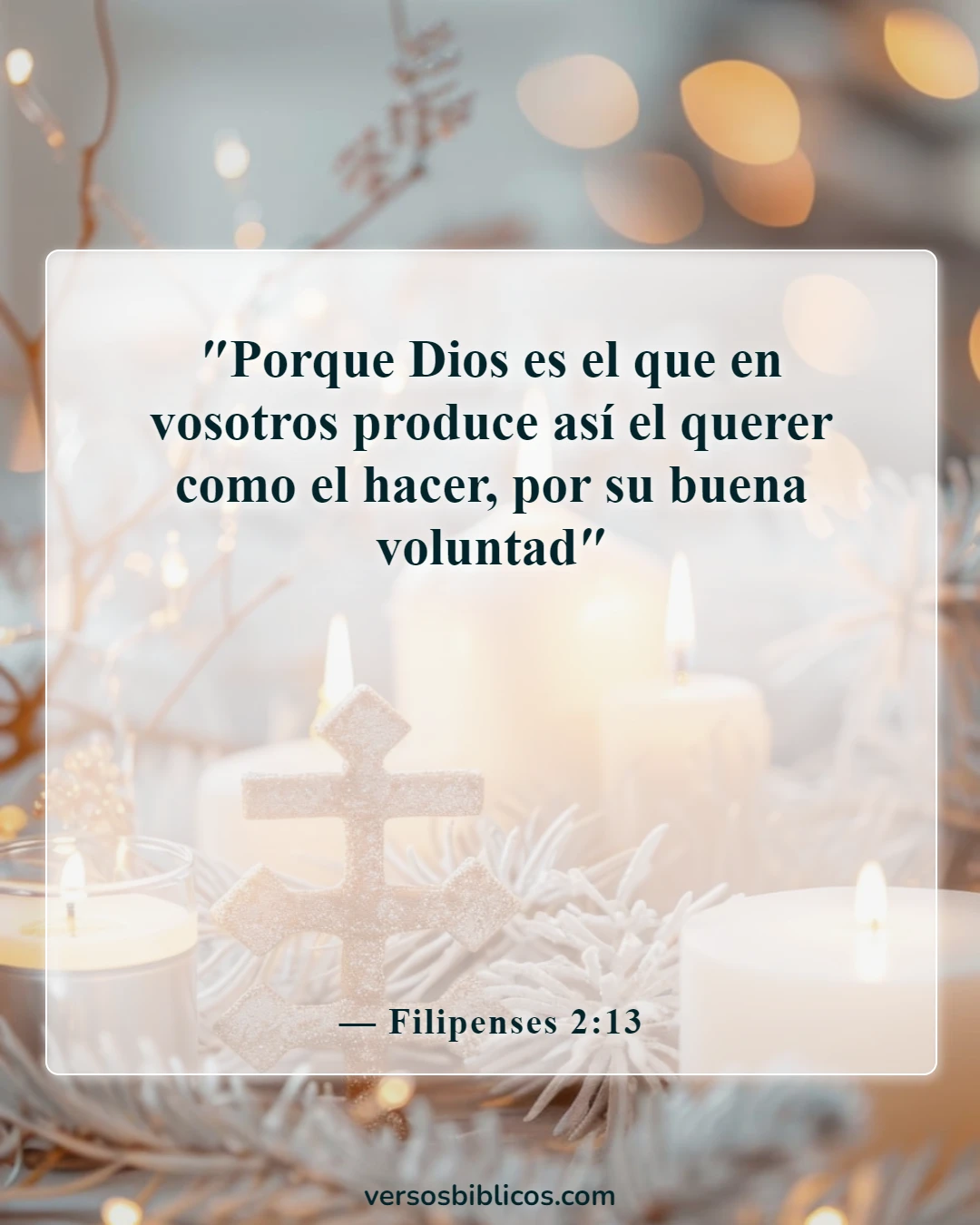 Versículos de la Biblia sobre dar fruto (Filipenses 2:13)