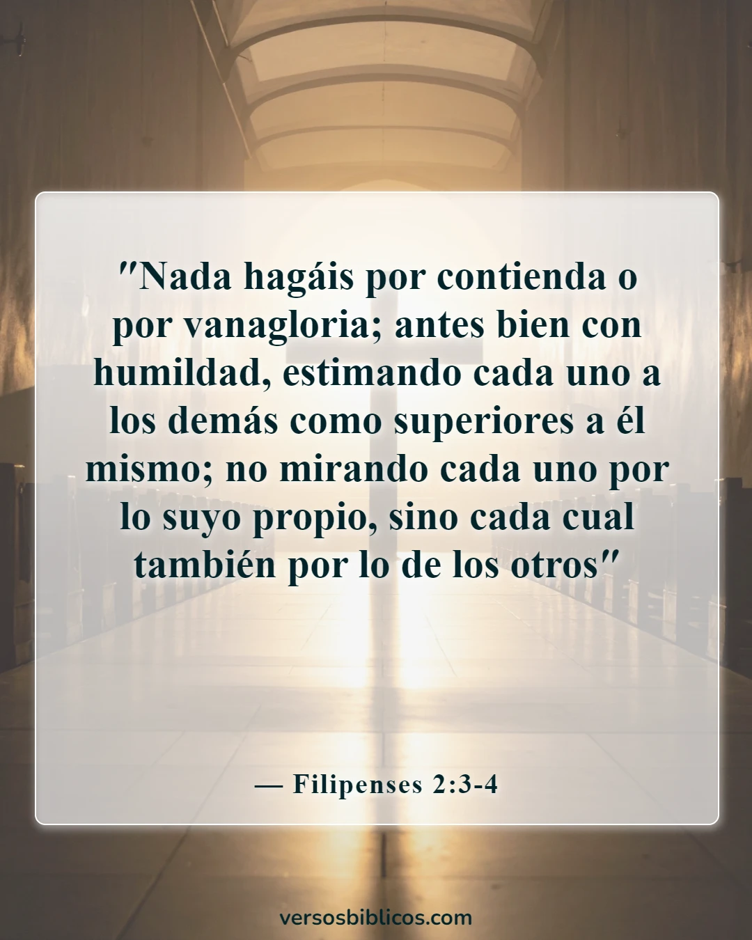 Versículos de la Biblia sobre problemas de actitud (Filipenses 2:3-4)