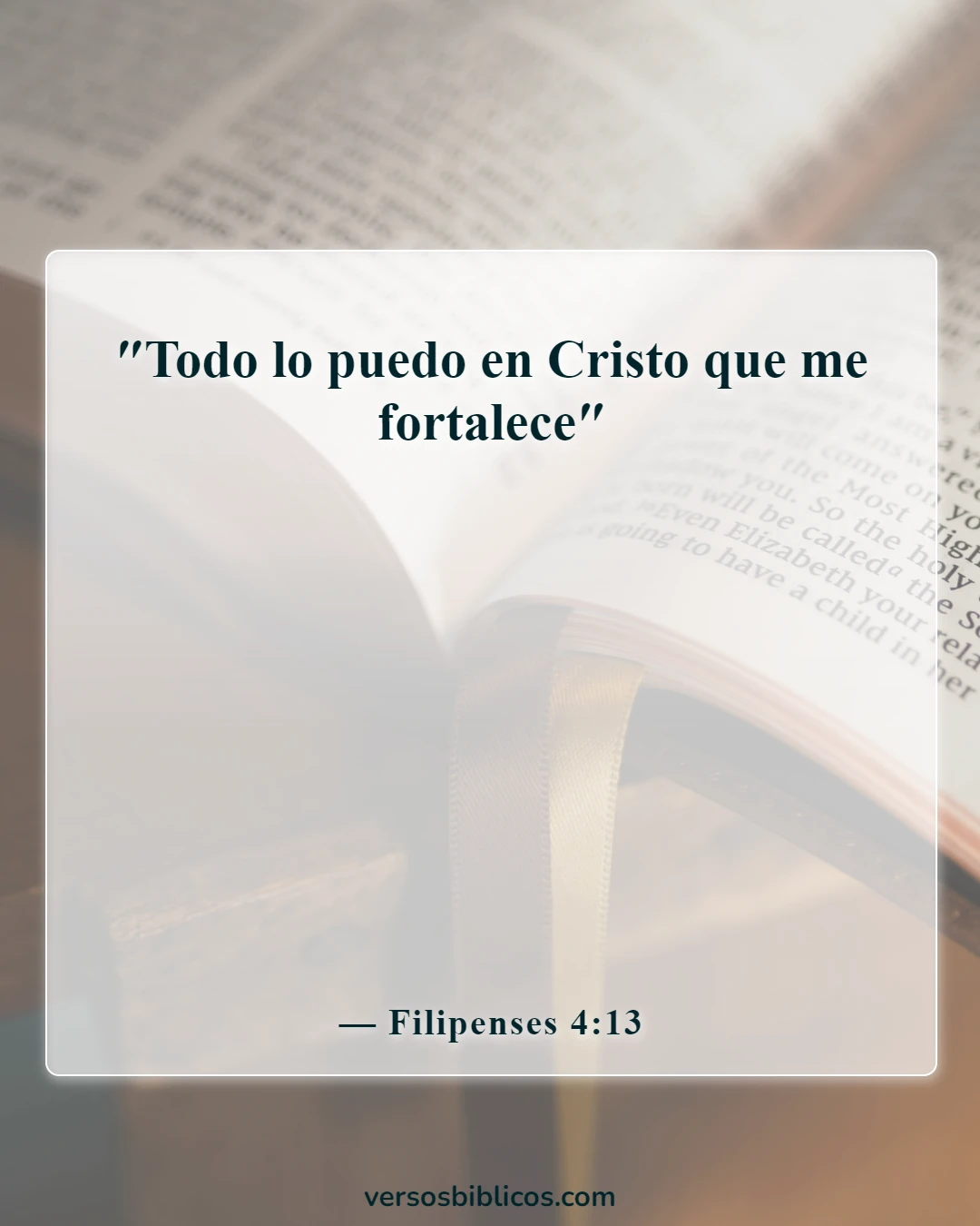 Versículos de la Biblia sobre la soledad (Filipenses 4:13)
