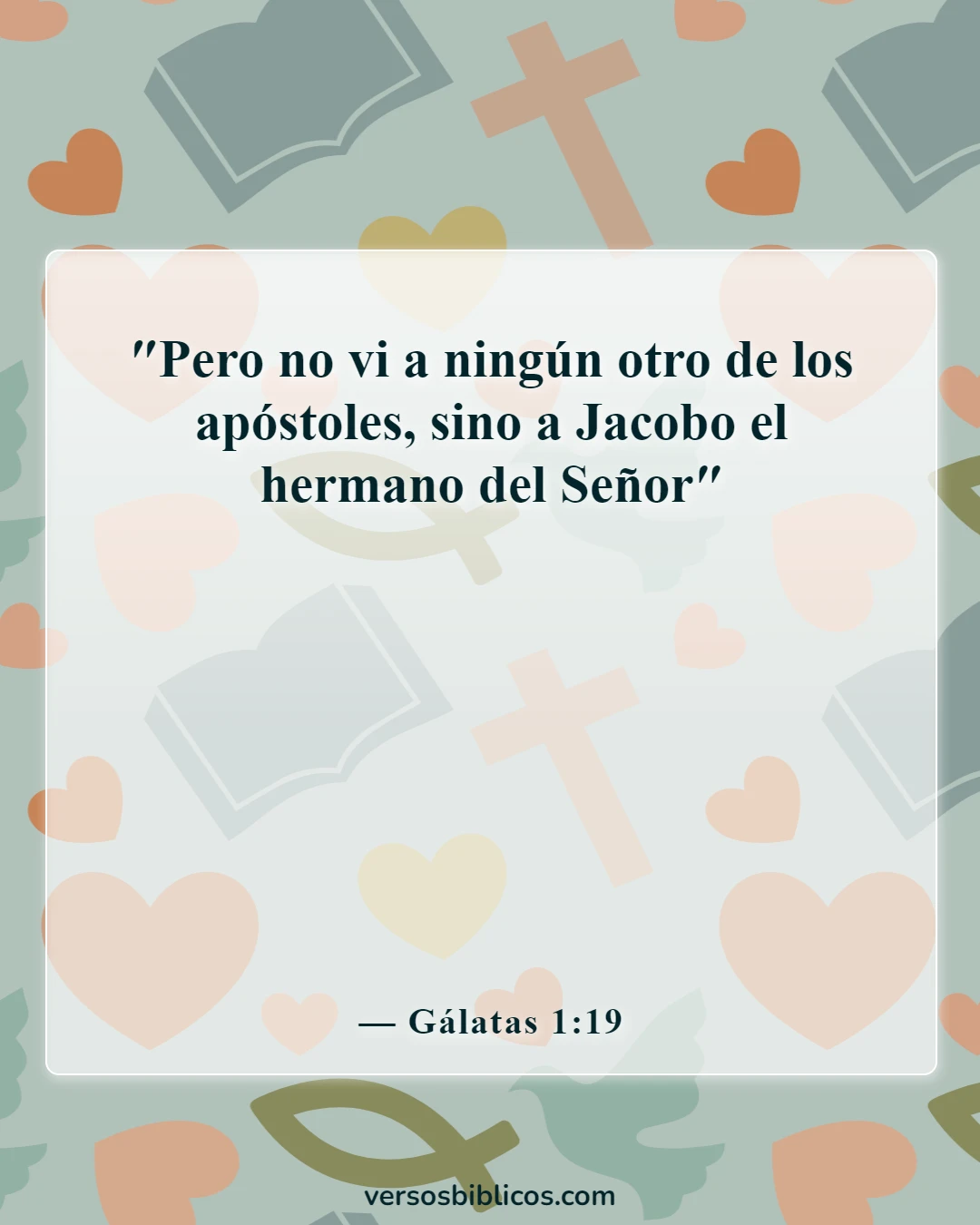 Versículos de la Biblia sobre Jesús hermanos y hermanas (Gálatas 1:19)