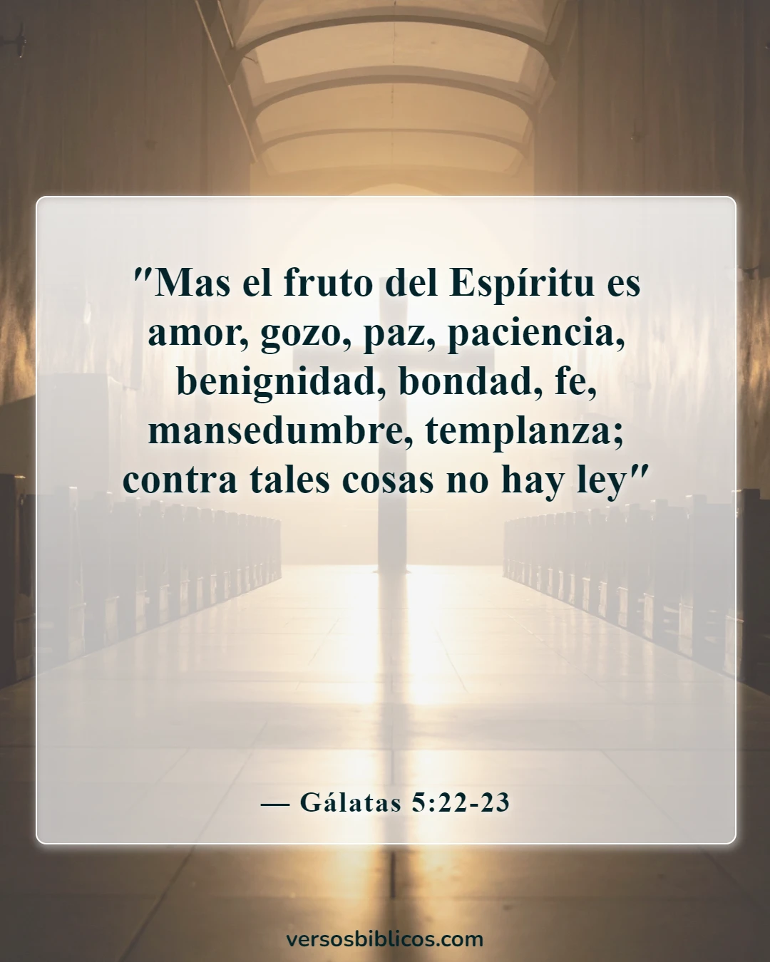 Versículos de la Biblia sobre los celos y la envidia (Gálatas 5:22-23)