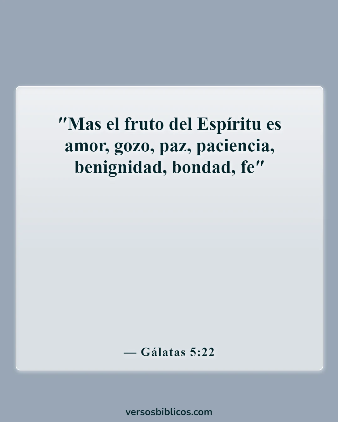 Versículos de la Biblia sobre la alegría (Gálatas 5:22)