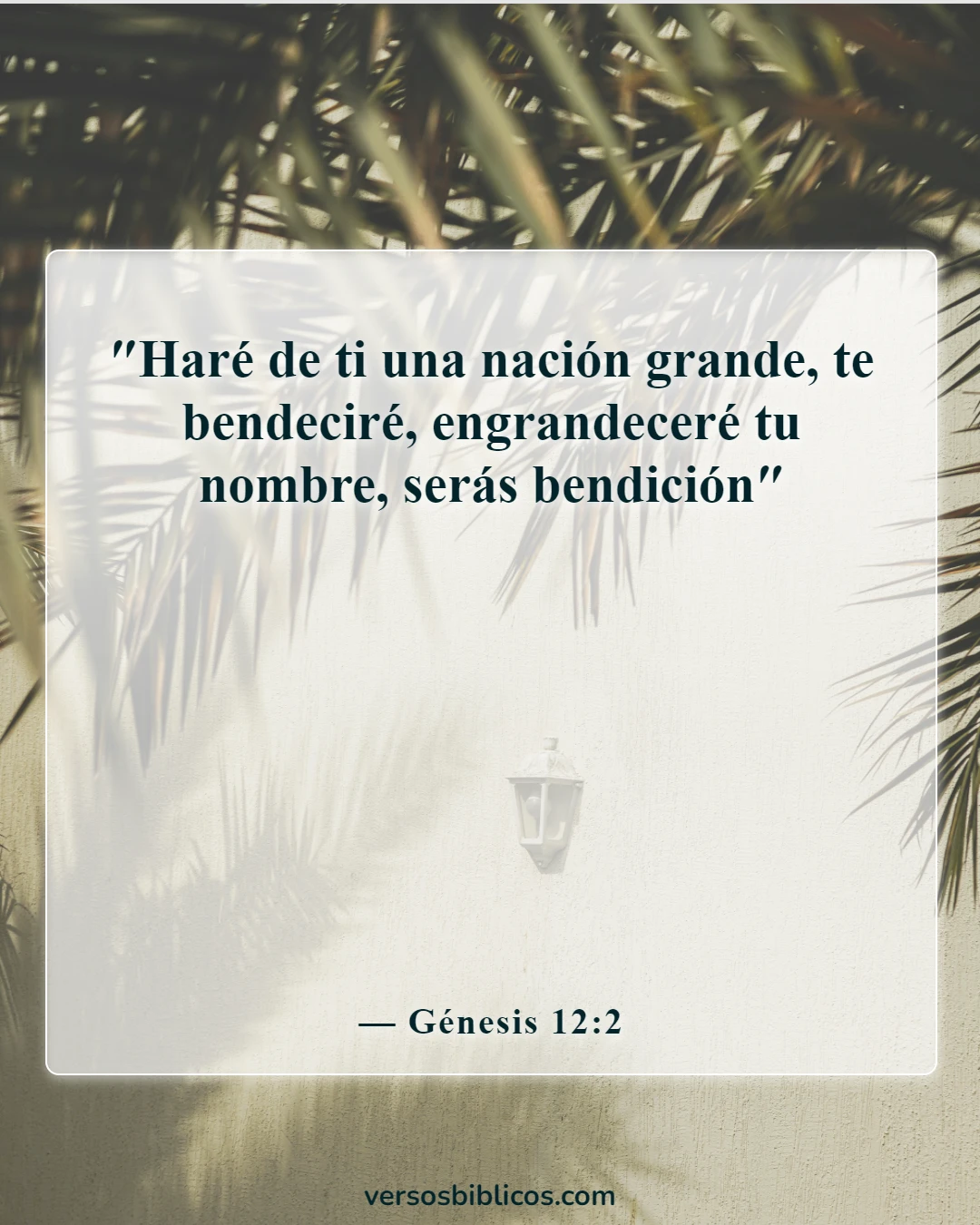 Versículos de la Biblia sobre maldiciones y bendiciones (Génesis 12:2)