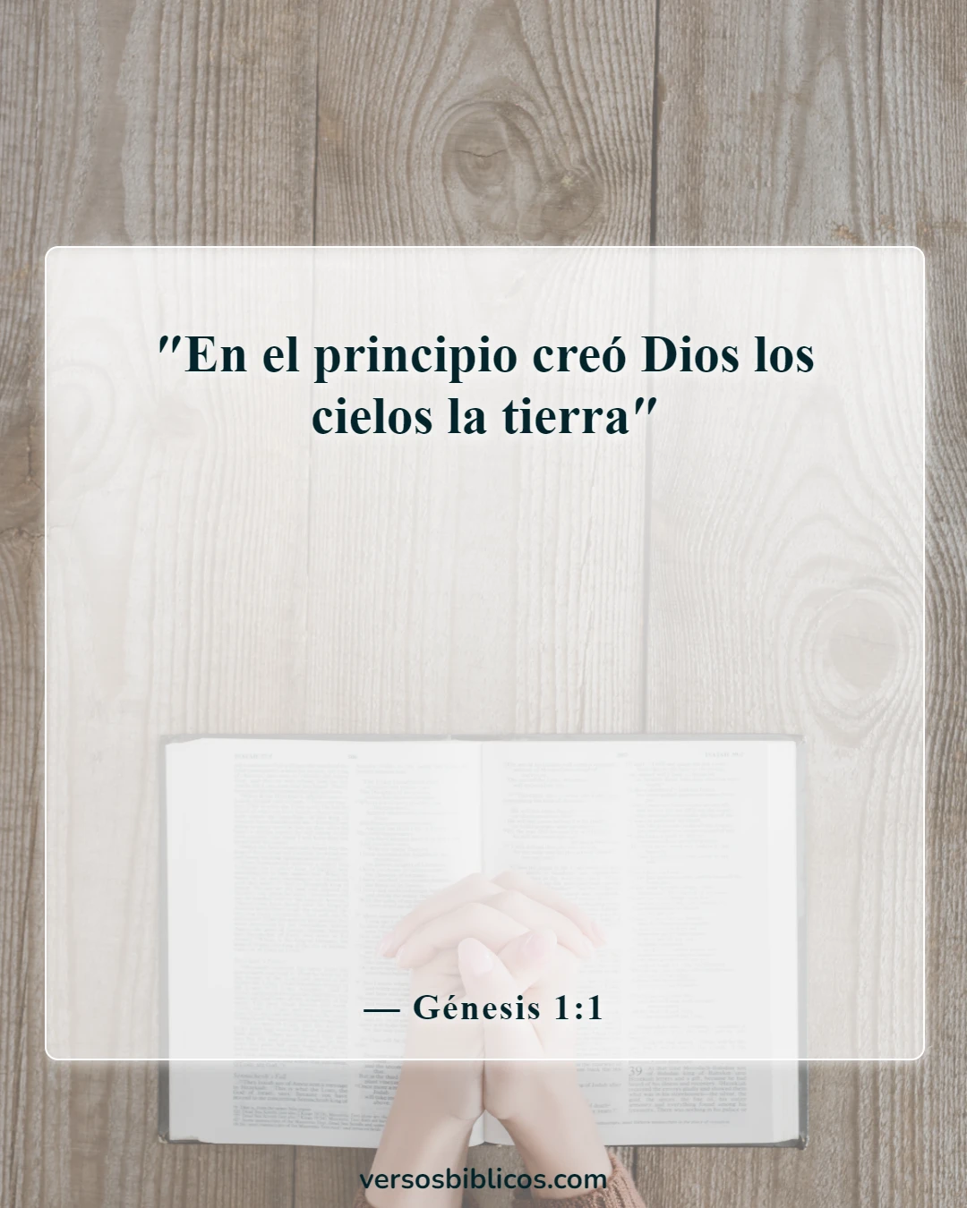 Versículos de la Biblia sobre la hermosa creación de Dios (Génesis 1:1)
