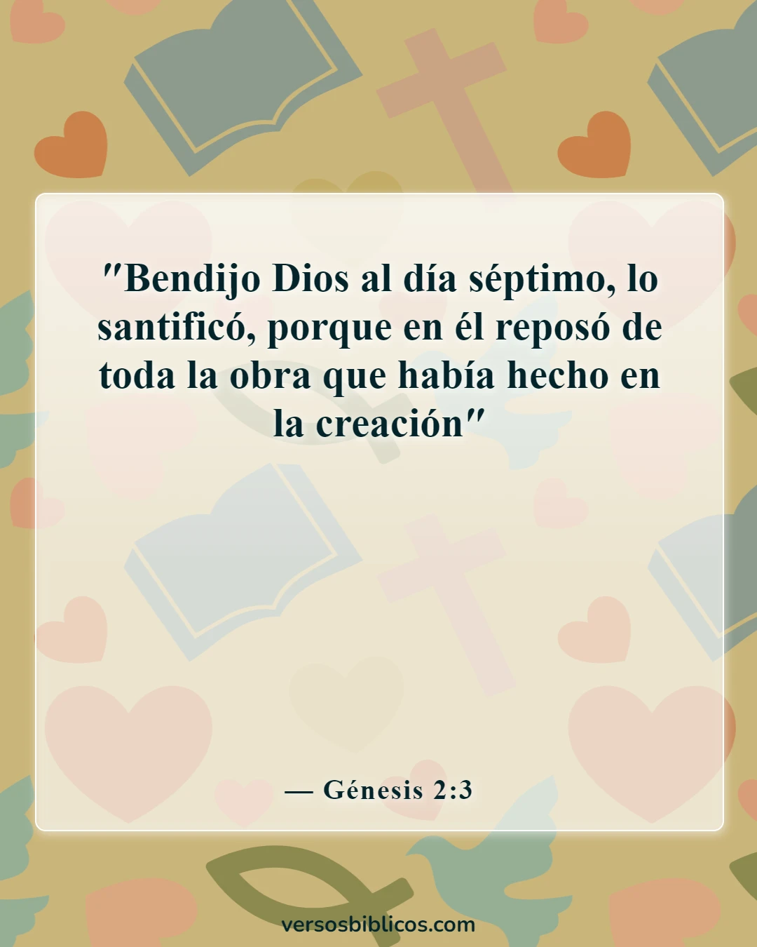 Versículos de la Biblia sobre el viernes (Génesis 2:3)